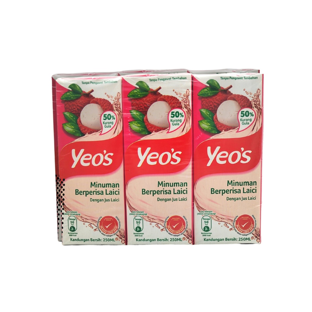 Yeos 荔枝茶6连装 250ml