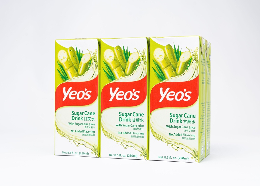 Yeo's Sugar Cane Drink 250ml*6pk