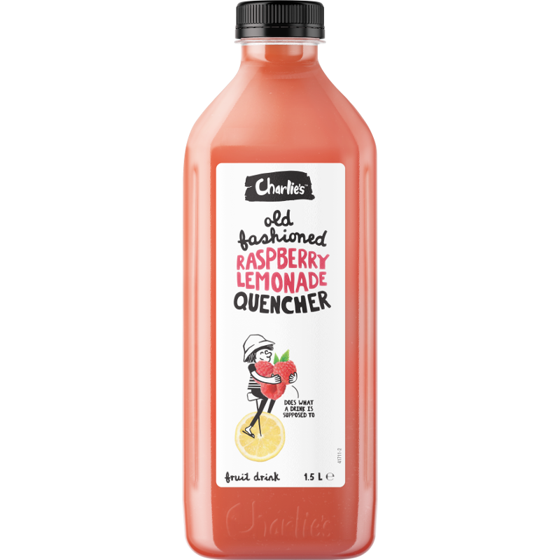 Charlies Quencher Raspberry Lemonade Juice 500ml