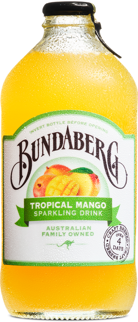 Bundaberg Sparkling Drink Tropical Mango 375ml