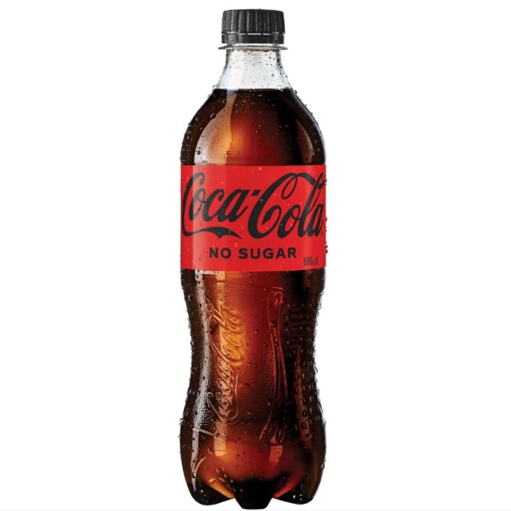 Coca-Cola Zero Sugar Soft Drink 600ml