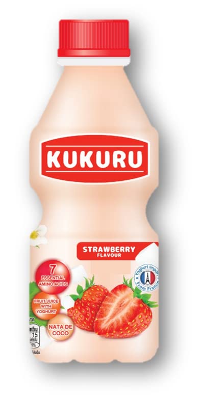 Kukuru soft drink Strawberry Yoghurt 280ml