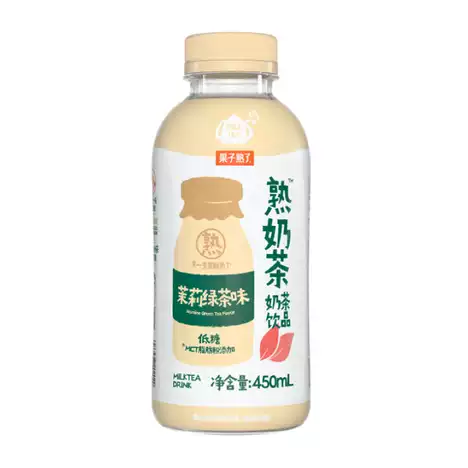 果子熟了茉莉绿茶味奶茶 450ml