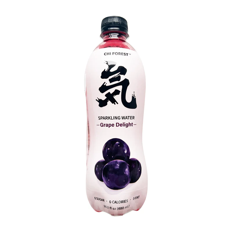 Genki Foest Black Grape Sparking Water 480ml