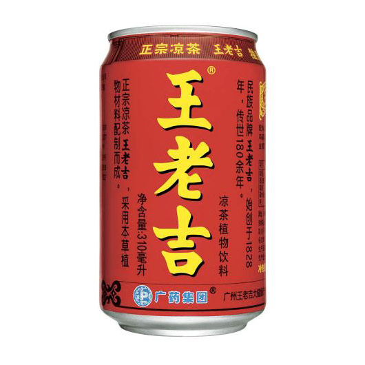 王老吉罐装凉茶 310ml WLJ Herbal tea can 310ml