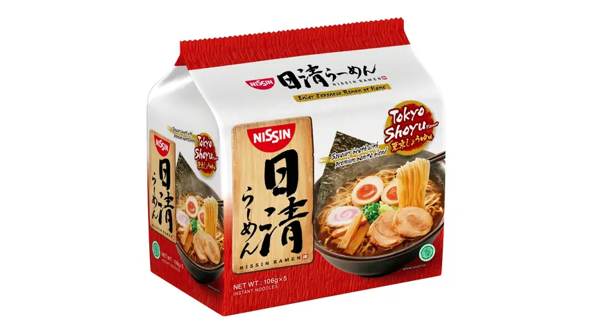 Nissin Japanese Style Tokyo Shoyu Ramen 106g X 5 Pcs