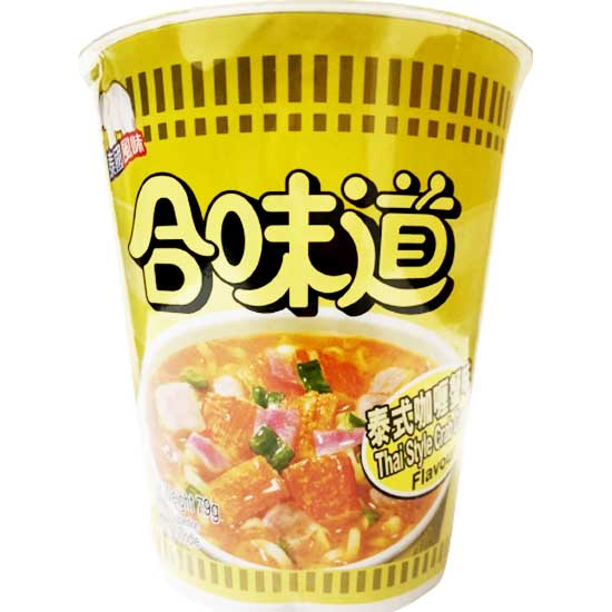 Nissin Cup Noodle Thai Style Crab Curry 79g