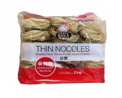 Chef's World Thin Noodles Restaurant Noodles 2kg