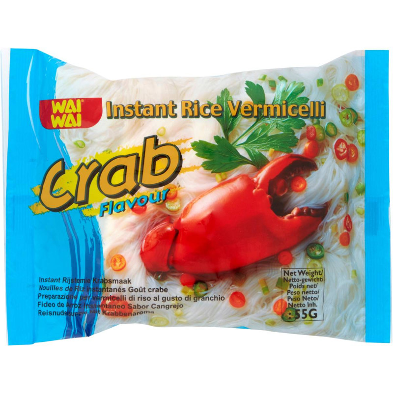 Wai Wai Crab Rice Vermicelli 55g 