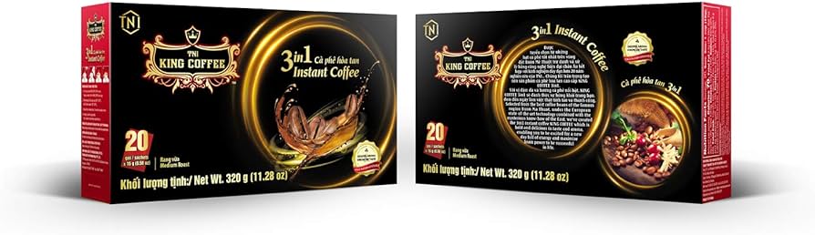 King Coffee 3 In 1 Box 20*16g