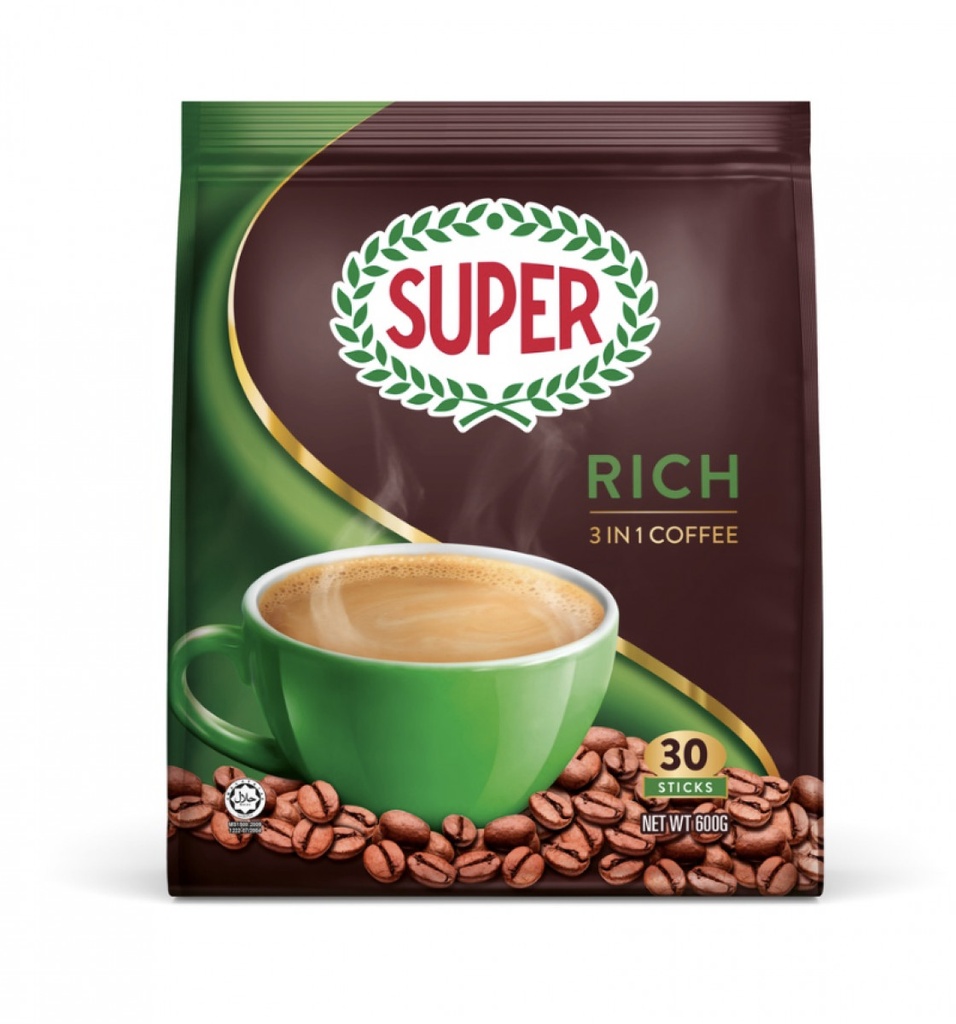 Super 3 In 1 Coffee Rich 600g