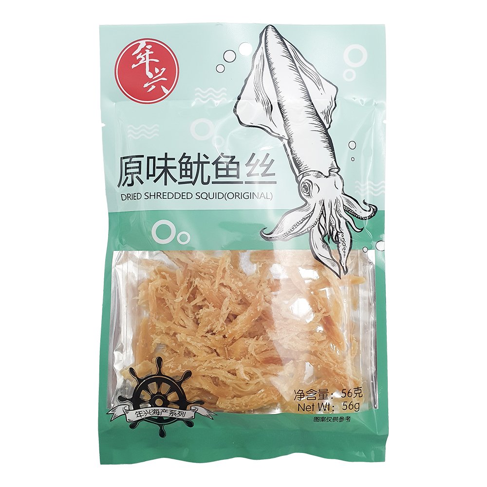 Ling Hing Dry Roasted Shredded Squid Original 56g