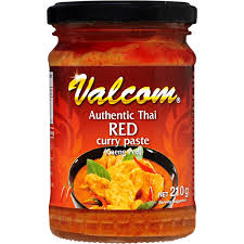 valcom curry paste red 210g