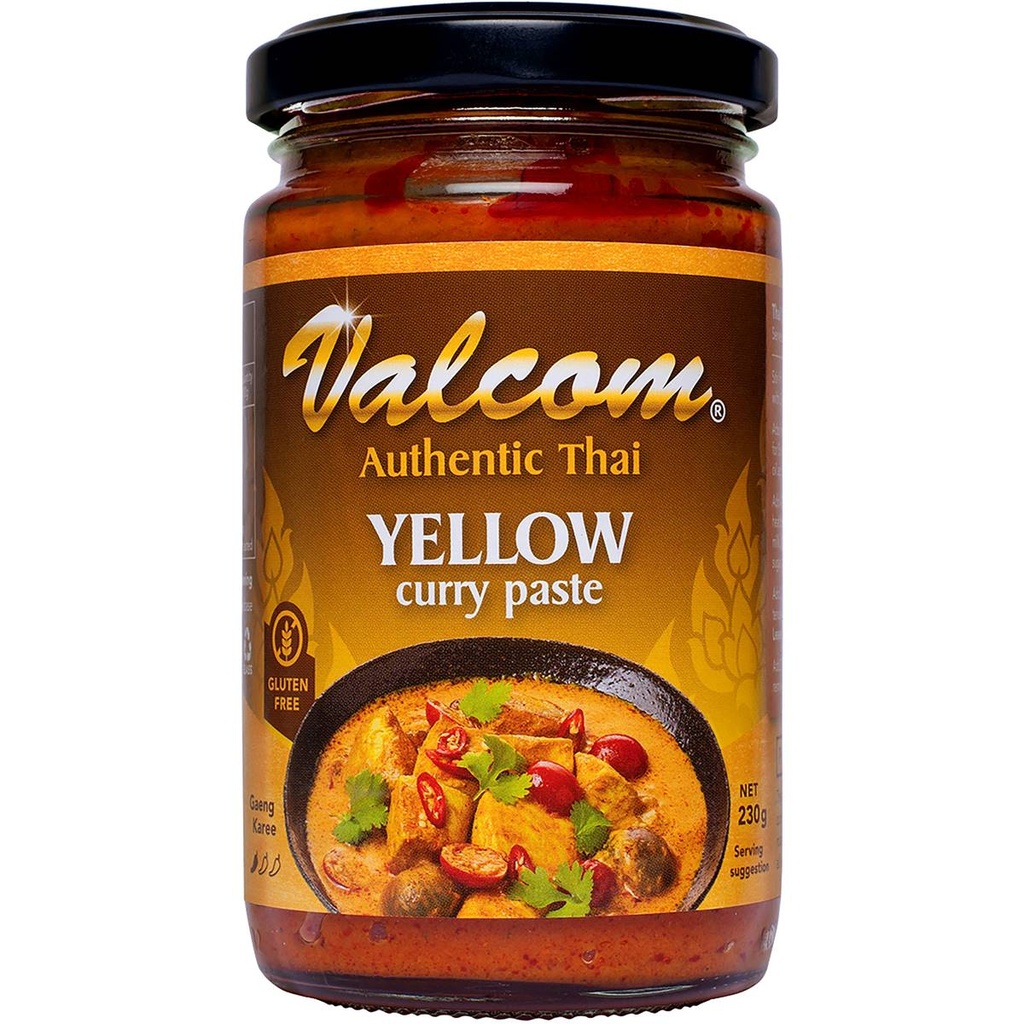 valcom curry paste yellow 230g