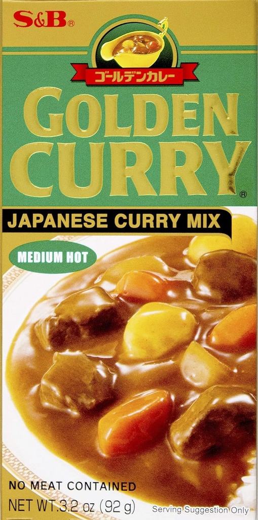 S&B Japanese Curry Medium Spicy 92g