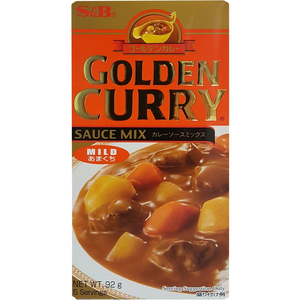 S&B Japanses Golden Curry Mix MILD 92g