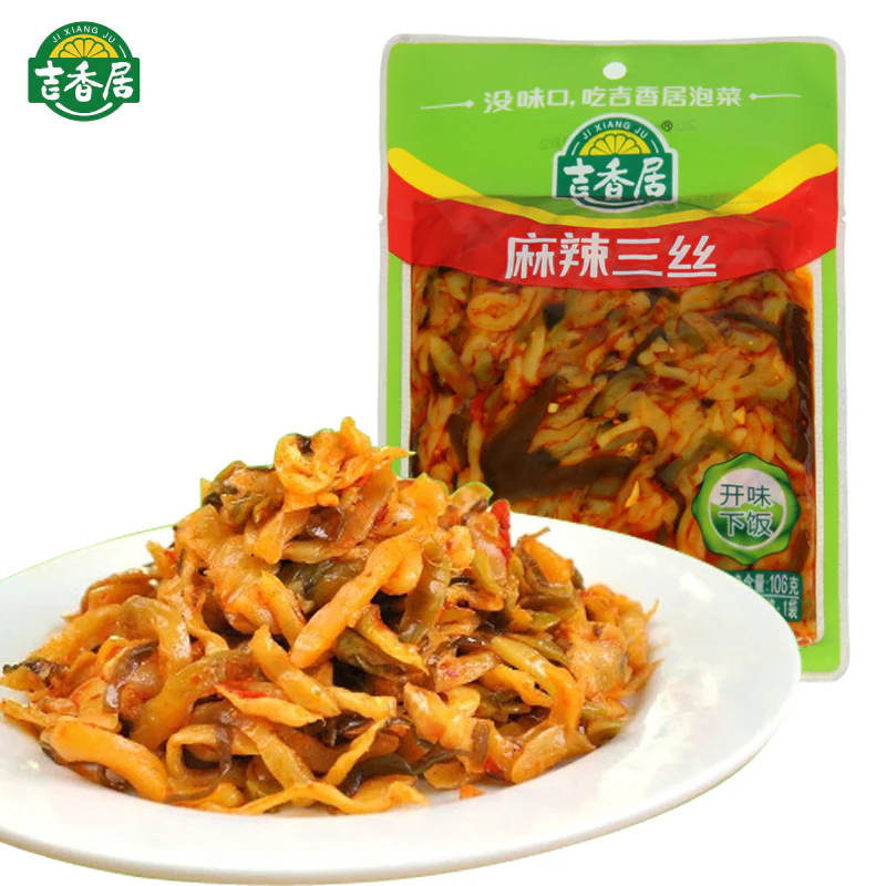 JXJ Ji Xiang Ju Pickled Vegetables Spicy 180g