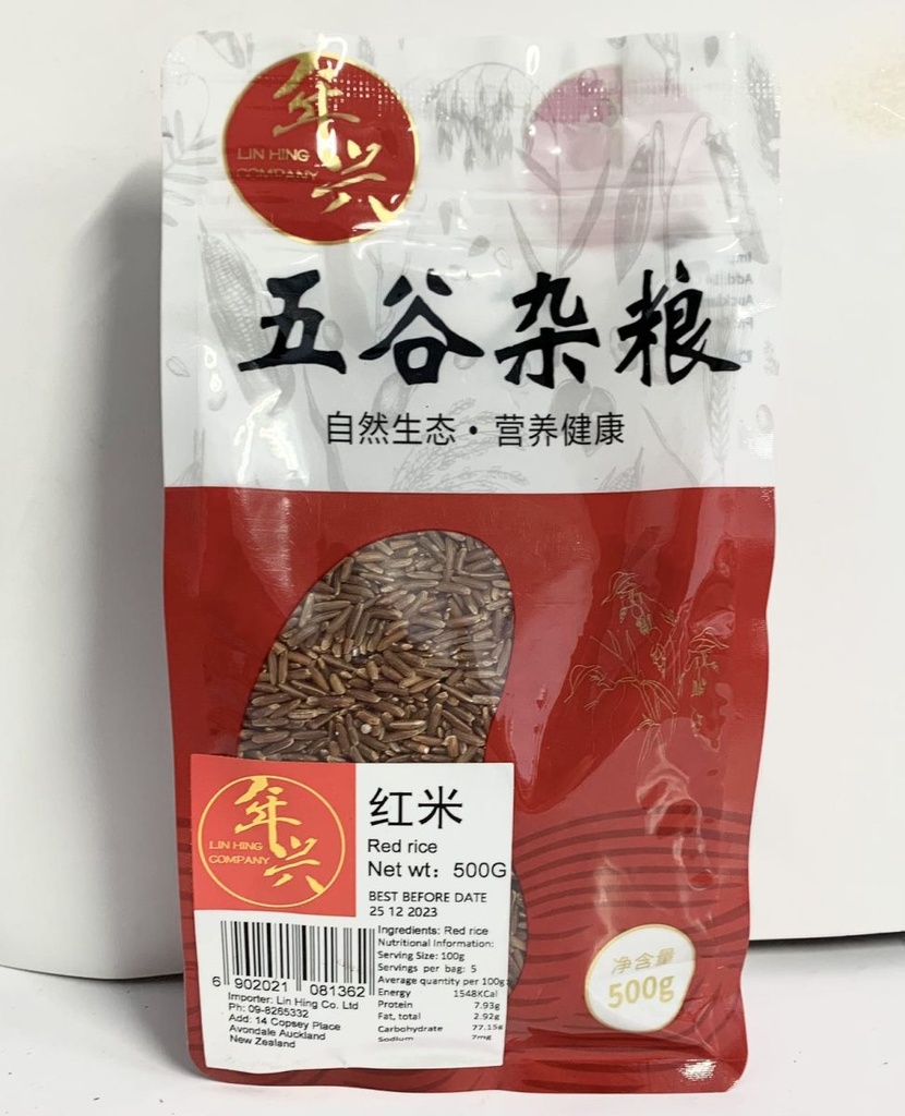 Lin Hing Red Rice 500g