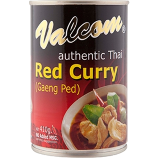 valcom red curry 410g