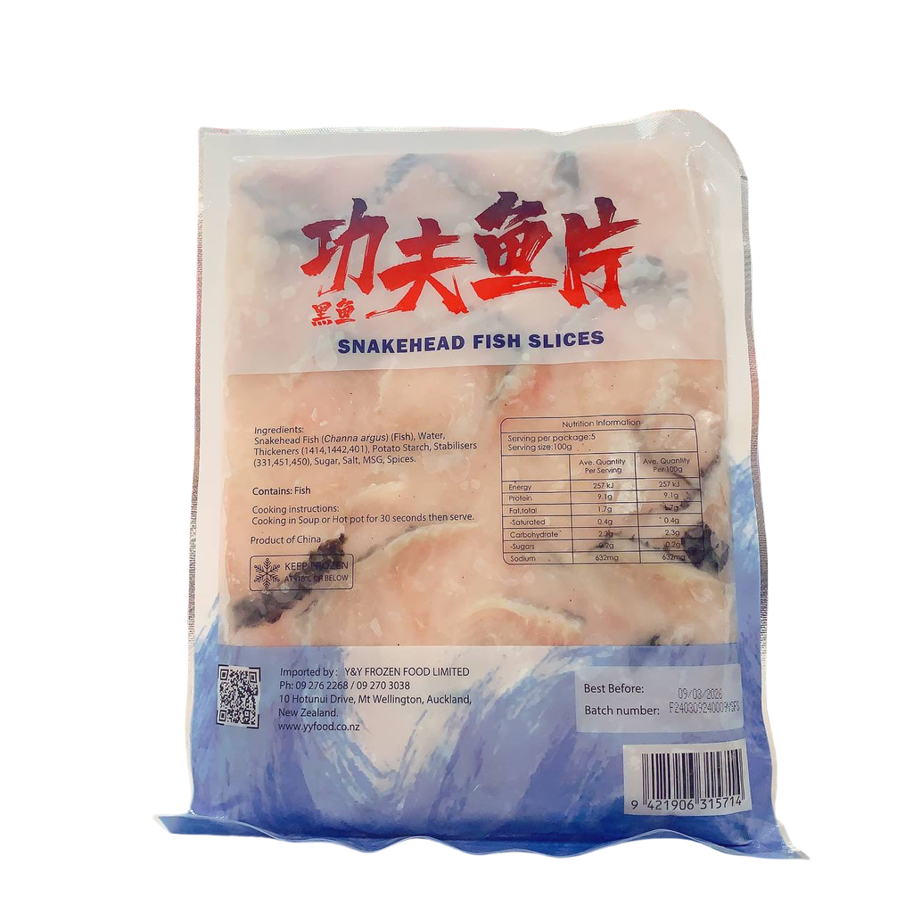 Y&Y Snakehead Fish Slices 500g