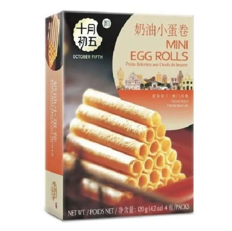 October Fifth Brand Mini Egg Rolls 120g