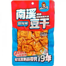 Haobashi Brand Dried Beancurd Spicy Flavor 95g