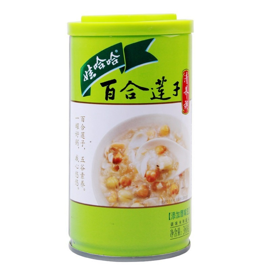 WaHaHa Brand Lily & Lotus Seed porridge 360g 