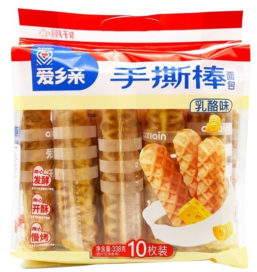 AXQ Ai Xiang Qin Hand Tearing Cheese Bread 338g