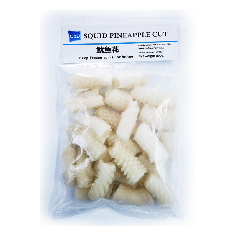 Y&Y Squid Pineapple Cut 500g