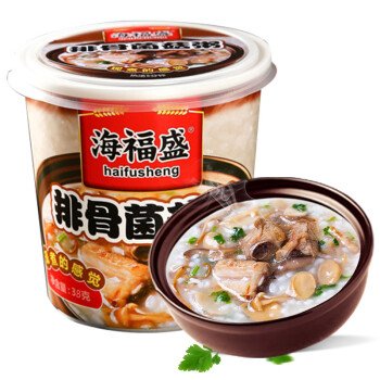 HFS Haifusheng Sparerib Mushroom Porridge 38g