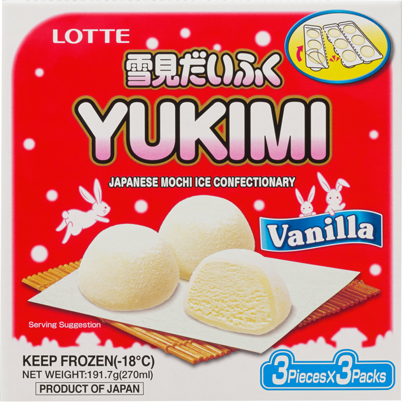 Lotte Yukimi Vanilla Ice Mochi 191.7g