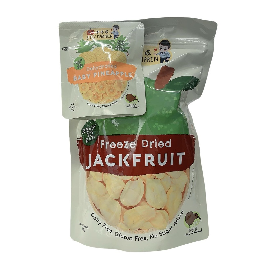 Little Pumpkin Freeze Dried Jackfruit Dehydrated Baby Pineapple 100g