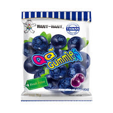 Want-want QQ Gummies Blueberry Flavor 70g