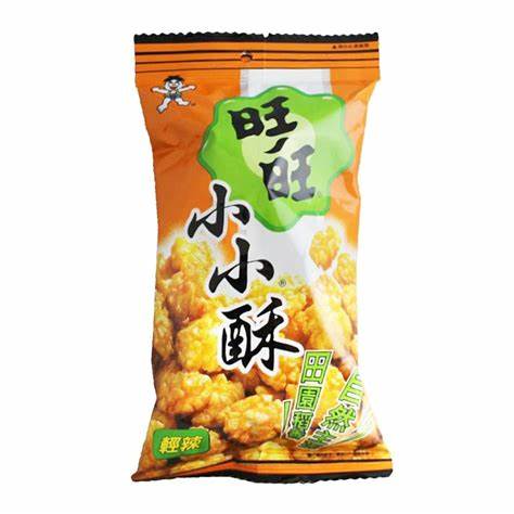 Want-want Mini Fried Rice Cracker Light Spicy Flavor 60g