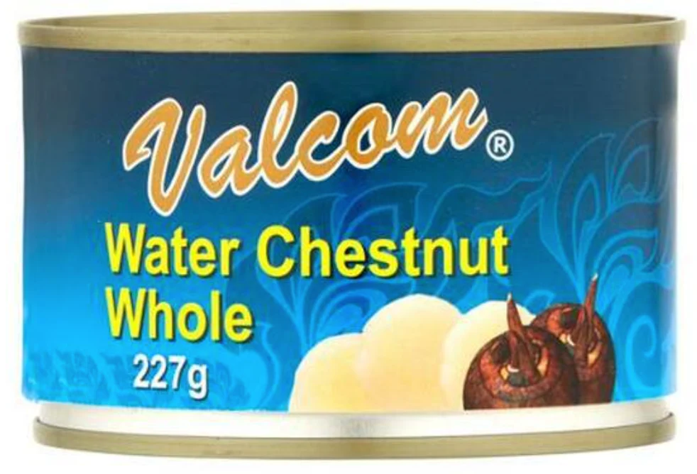 Valcom Water Chestnut Whole 227g