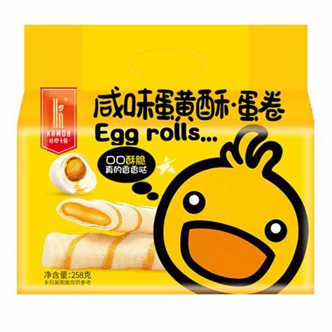 Kaman Bean Milk Egg Roll 218g