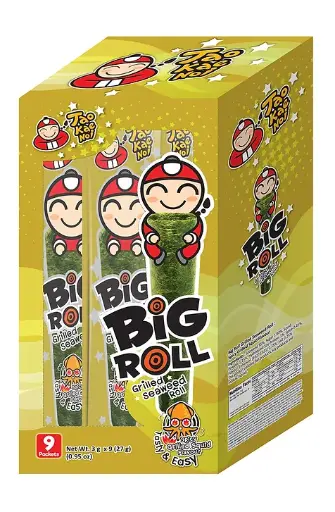 [snacks-00032] taokaenoi big roll spicy squid 12pk 、 36g