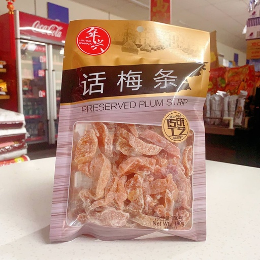 [snacks-00061] LH Preserved Plum Strip 180g