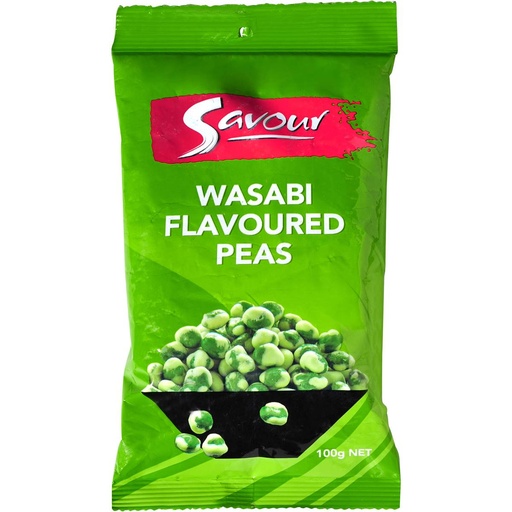 [Snacks & Packaged Food-455] Savour Wasabi Flavoured Peas 100g 