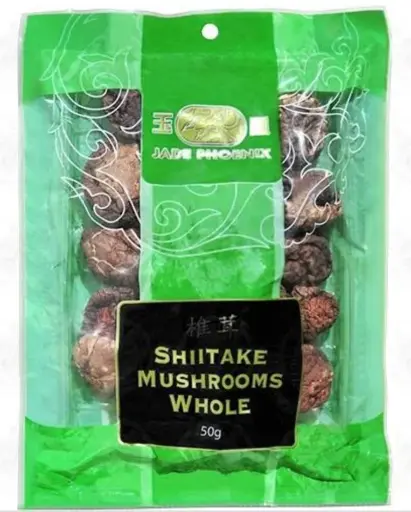 [jade phoenix shiitake mrm whole 50g] 玉凤 椎茸 香菇切片 50g