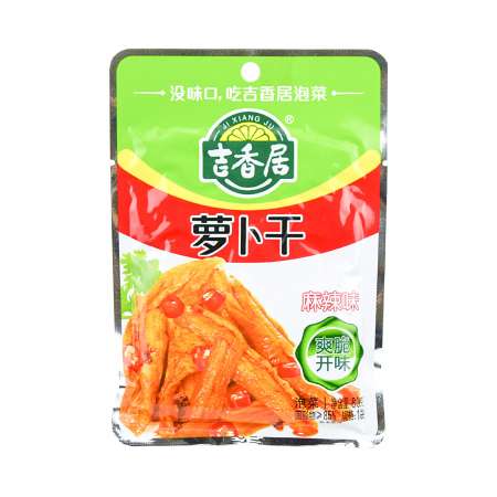 [JXJMLLBGPickled Radish Spicy 80g] JXJ 吉香居香辣萝卜干 80g