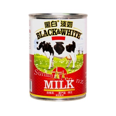 [HBDNBLACK&WHITE milk] 黑白淡奶BLACK&WHITE milk 385ml