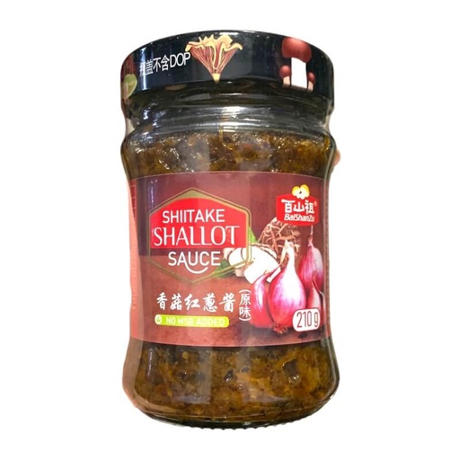 [shitake shallot sauce] Baishanzu Brand Shiitake Shallot Sauce 210g