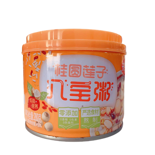 [gylzbbzgt Logon Lotus Porridge] Xi Duo Duo Canned Longan and Lotus Seed Eight Treseure Porridge 