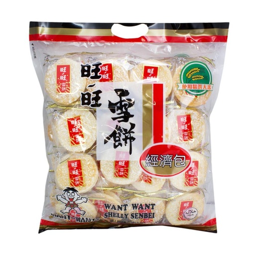 [Snacks & Packaged Food-004221] Want Want Shelly Senbei Rice Cracker 500g