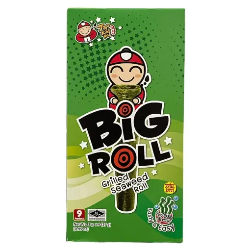 [Snacks & Packaged Food-003422] TaoKaeNoi Grilled Seaweed Big Roll Classic Flavor 36g