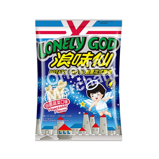 [Wantwantpotatotwist-02] Want-Want Lonely God Potato Twists 42g 