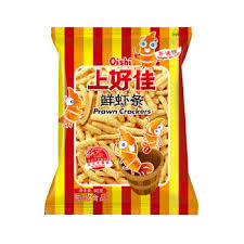 [Snacks & Packaged Food-12334] Ling Hing Oishi Prawn Crackers Strip 40g