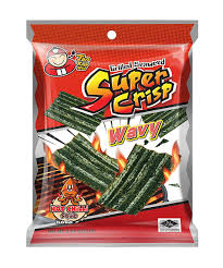 [Snacks & Packaged Food-777] Tao Kae Noi Hot Chili Squid Seaweed 24g