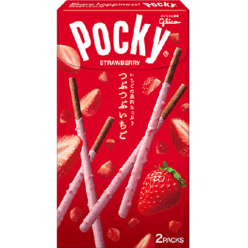 [Snacks & Packaged Food-464] Pocky Strawberry Snack 55g